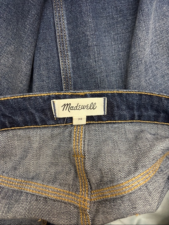 Madewell Dark Blue Denim Pencil Skirt - Picture 2 of 3